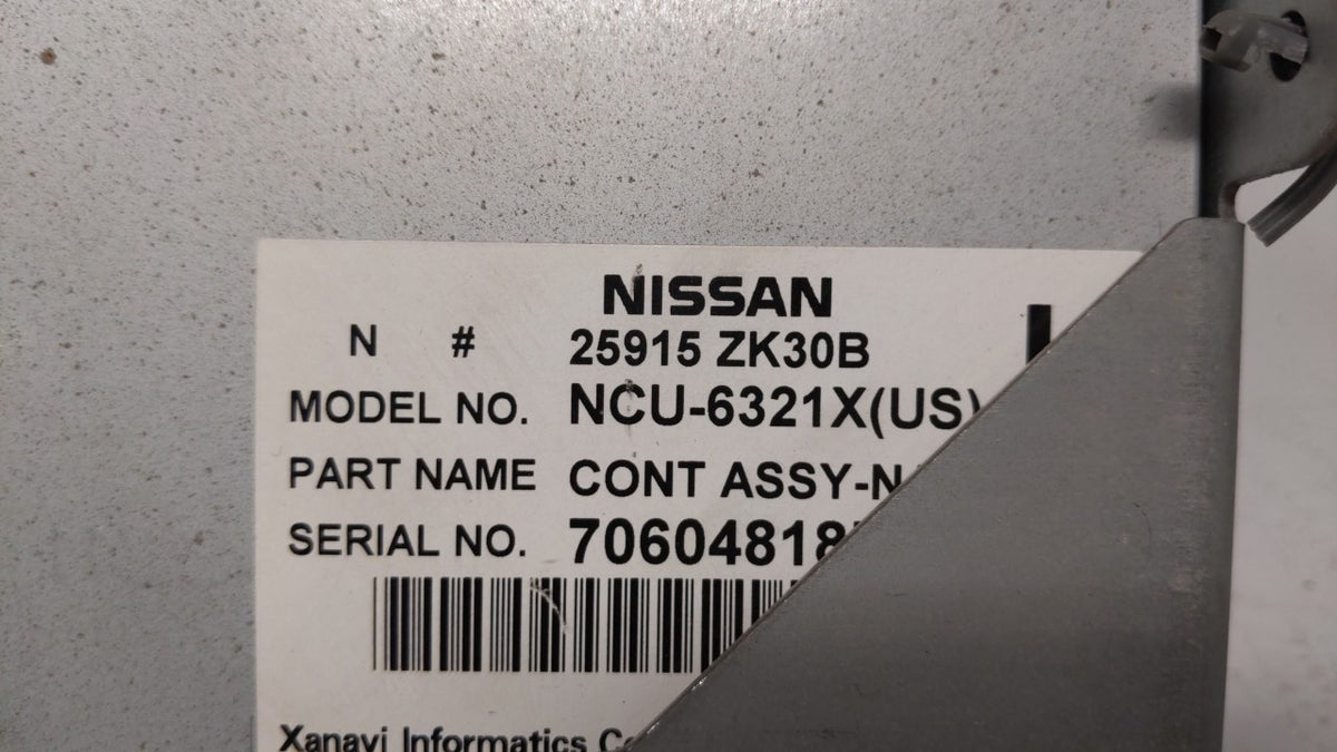 2007-2008 Nissan Maxima Information Radio Display Screen - Oemusedautoparts1.com