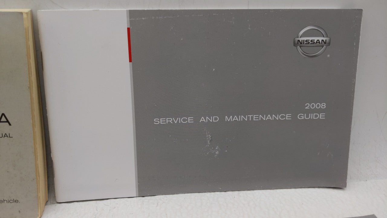 2008 Nissan Maxima Owners Manual Book Guide OEM Used Auto Parts - Oemusedautoparts1.com