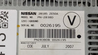 2008 Nissan Maxima Radio AM FM Cd Player Receiver Replacement P/N:28185 ZK30A 28185 ZE50A Fits OEM Used Auto Parts - Oemused