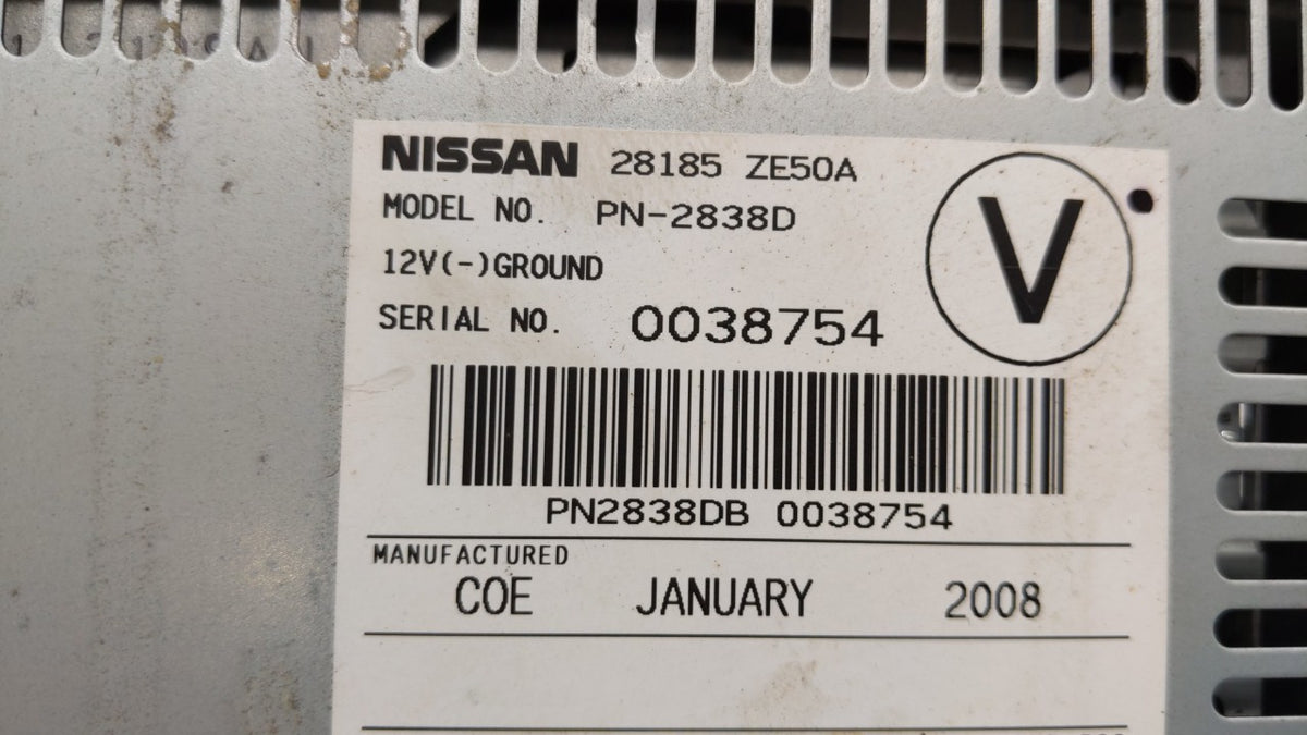 2008-2008 Nissan Maxima Am Fm Cd Player Radio Receiver 269900 - Oemusedautoparts1.com