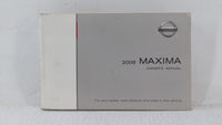 2008 Nissan Maxima Owners Manual Book Guide OEM Used Auto Parts - Oemusedautoparts1.com
