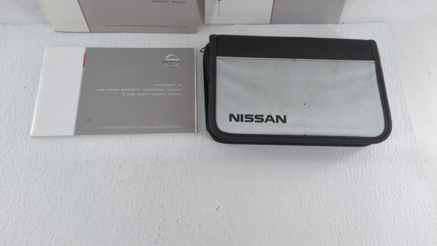 2008 Nissan Maxima Owners Manual Book Guide OEM Used Auto Parts - Oemusedautoparts1.com