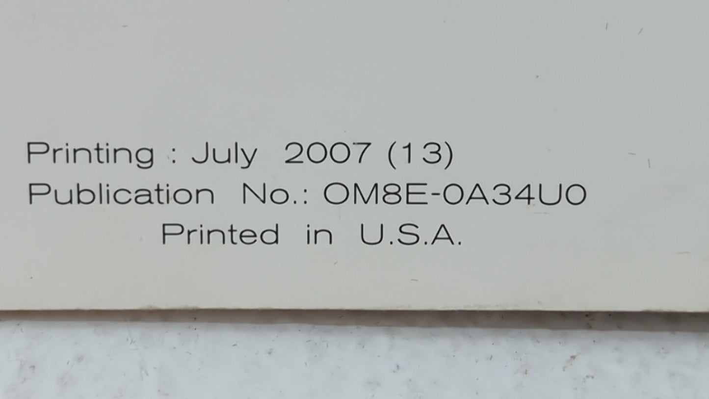 2008 Nissan Maxima Owners Manual Book Guide OEM Used Auto Parts - Oemusedautoparts1.com