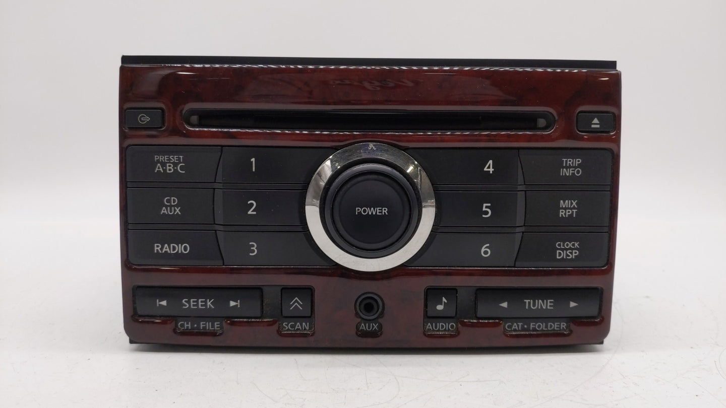 2008 Nissan Maxima Radio AM FM Cd Player Receiver Replacement P/N:28090 ZK30A 28185 ZE50B Fits OEM Used Auto Parts - Oemused