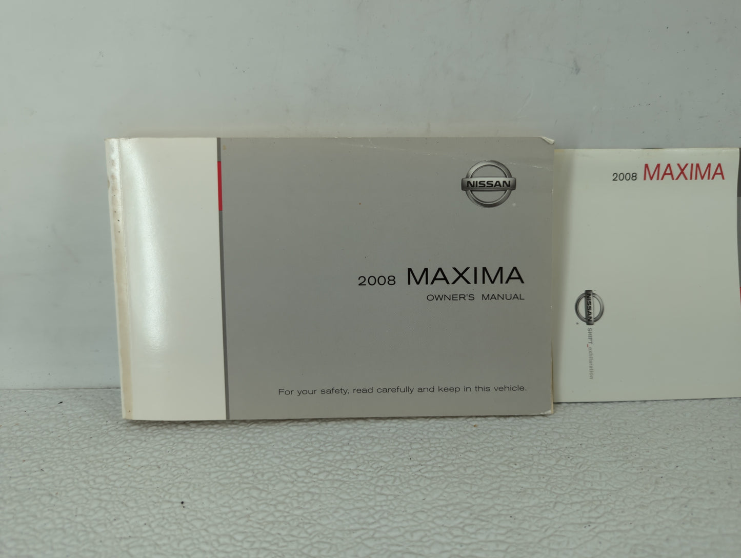 2008 Nissan Maxima Owners Manual Book Guide OEM Used Auto Parts - Oemusedautoparts1.com