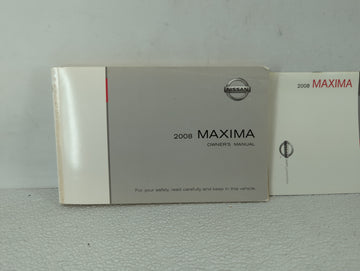 2008 Nissan Maxima Owners Manual Book Guide OEM Used Auto Parts - Oemusedautoparts1.com