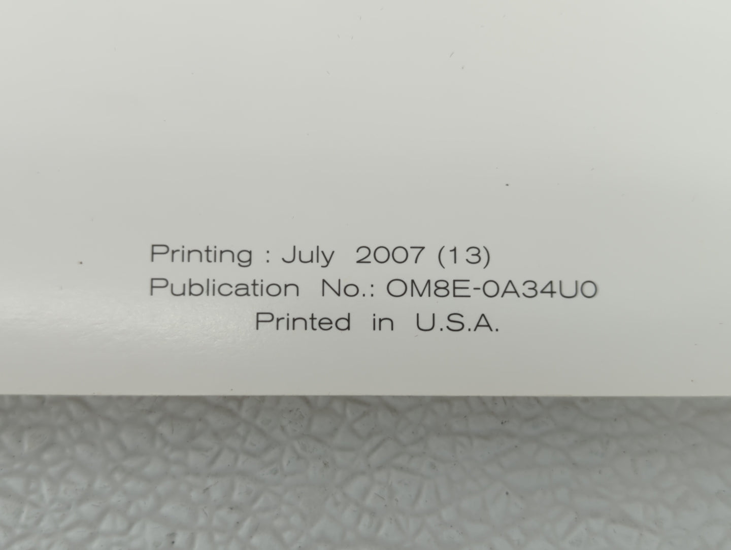 2008 Nissan Maxima Owners Manual Book Guide OEM Used Auto Parts - Oemusedautoparts1.com