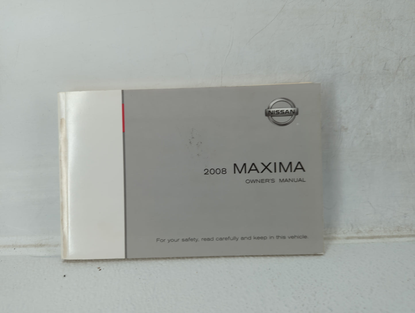 2008 Nissan Maxima Owners Manual Book Guide OEM Used Auto Parts - Oemusedautoparts1.com