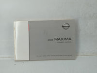 2008 Nissan Maxima Owners Manual Book Guide OEM Used Auto Parts - Oemusedautoparts1.com