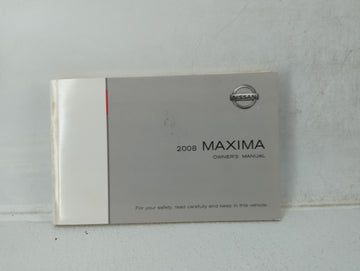 2008 Nissan Maxima Owners Manual Book Guide OEM Used Auto Parts