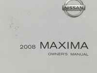 2008 Nissan Maxima Owners Manual Book Guide OEM Used Auto Parts - Oemusedautoparts1.com