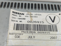 2008 Nissan Maxima Radio AM FM Cd Player Receiver Replacement P/N:28185 ZK30A 28185 ZE50A Fits OEM Used Auto Parts - Oemused