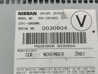 2008 Nissan Maxima Radio AM FM Cd Player Receiver Replacement P/N:28185 ZE50A Fits OEM Used Auto Parts - Oemusedautoparts1.c
