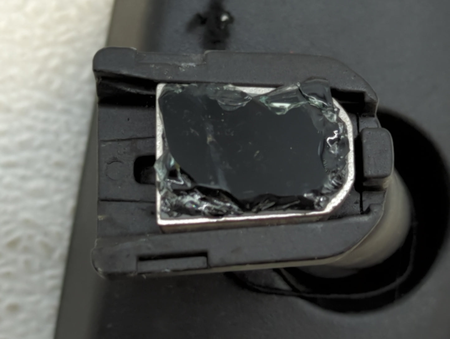 2008 Nissan Maxima Interior Rear View Mirror Replacement OEM P/N:E11015894 Fits OEM Used Auto Parts - Oemusedautoparts1.com