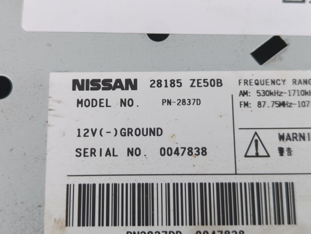 2008-2008 Nissan Maxima Am Fm Cd Player Radio Receiver 583230 - Oemusedautoparts1.com