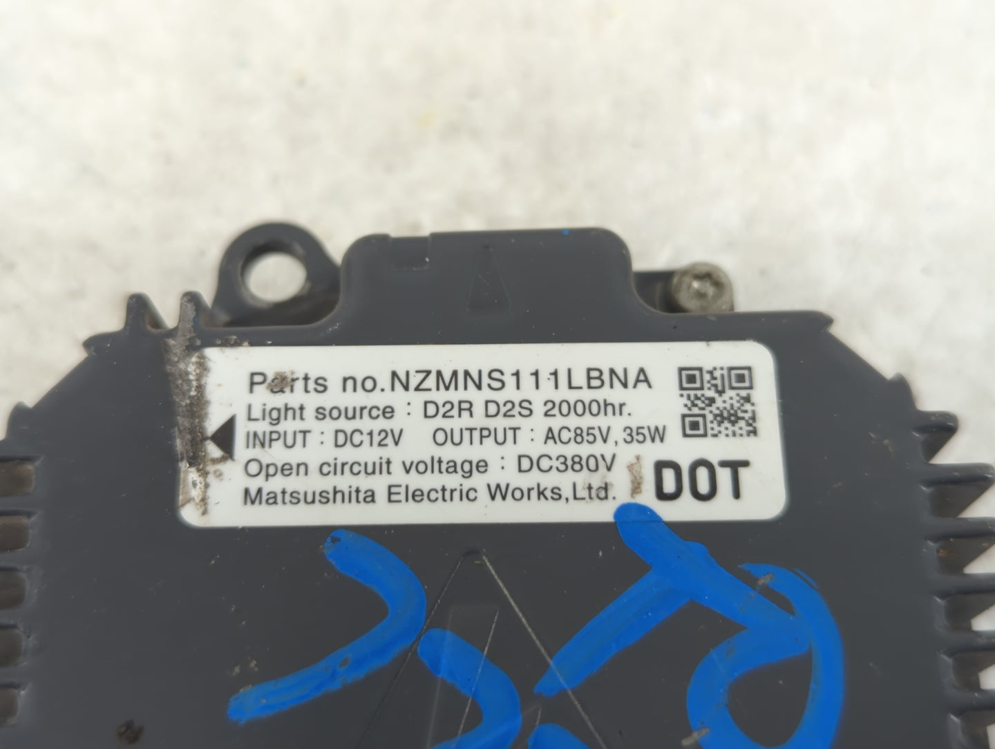 2008 Nissan Maxima Headlight Ballast Head Light - Oemusedautoparts1.com