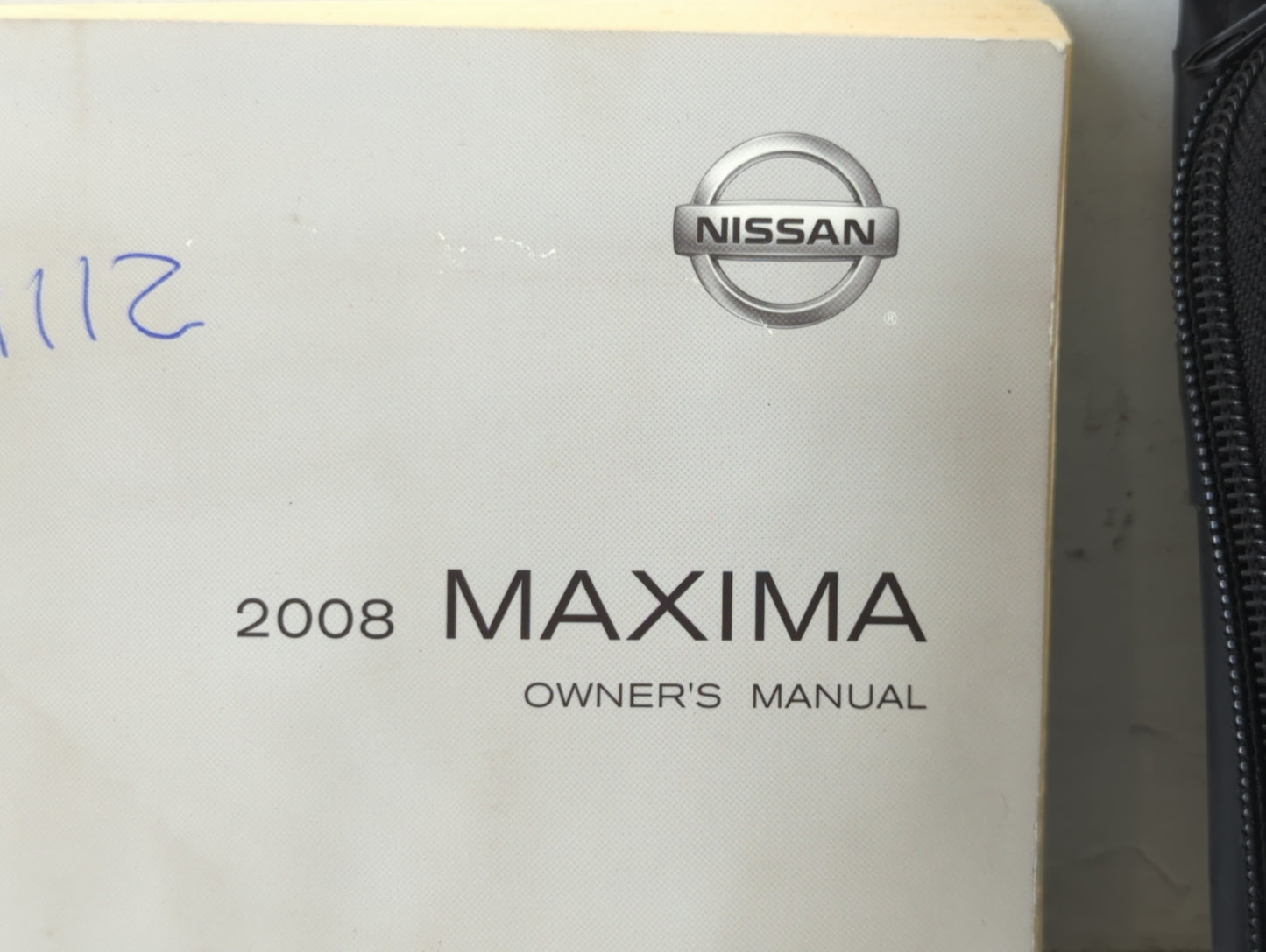 2008 Nissan Maxima Owners Manual Book Guide P/N:OM8E-0A34U0 OEM Used Auto Parts - Oemusedautoparts1.com