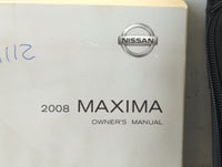 2008 Nissan Maxima Owners Manual Book Guide P/N:OM8E-0A34U0 OEM Used Auto Parts - Oemusedautoparts1.com