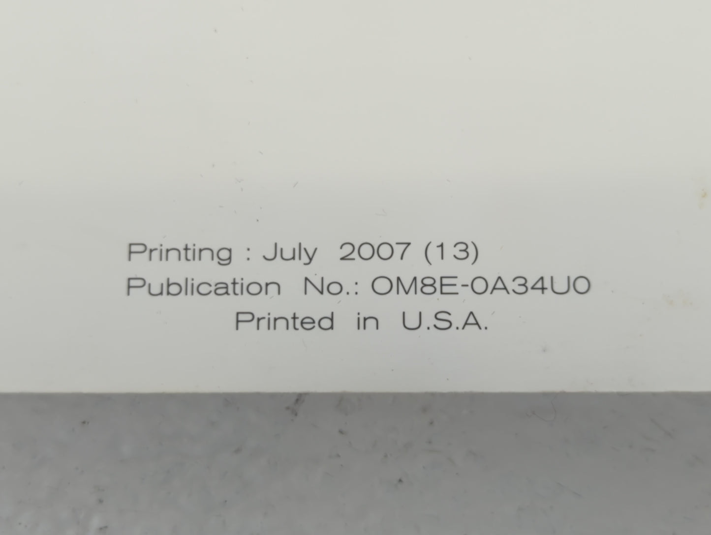 2008 Nissan Maxima Owners Manual Book Guide P/N:OM8E-0A34U0 OEM Used Auto Parts - Oemusedautoparts1.com