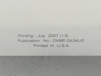 2008 Nissan Maxima Owners Manual Book Guide P/N:OM8E-0A34U0 OEM Used Auto Parts - Oemusedautoparts1.com