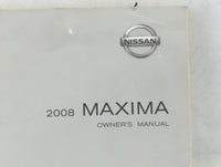 2008 Nissan Maxima Owners Manual Book Guide P/N:OM8E-0A34U0 OEM Used Auto Parts - Oemusedautoparts1.com