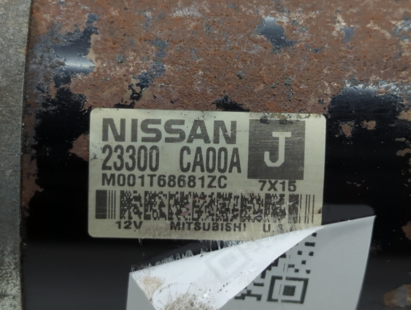 2007-2008 Nissan Maxima Car Starter Motor Solenoid OEM P/N:23300 CA00A Fits Fits 2003 2004 2005 2006 2007 2008 OEM Used Auto