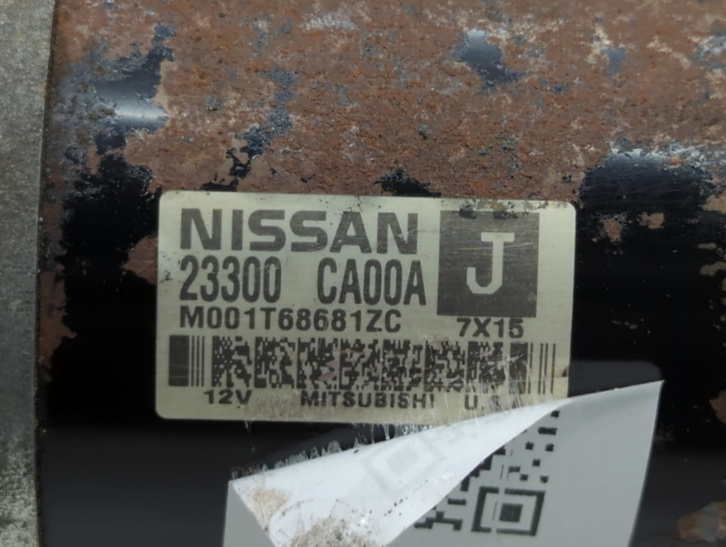 2007-2008 Nissan Maxima Car Starter Motor Solenoid OEM P/N:23300 CA00A Fits Fits 2003 2004 2005 2006 2007 2008 OEM Used Auto