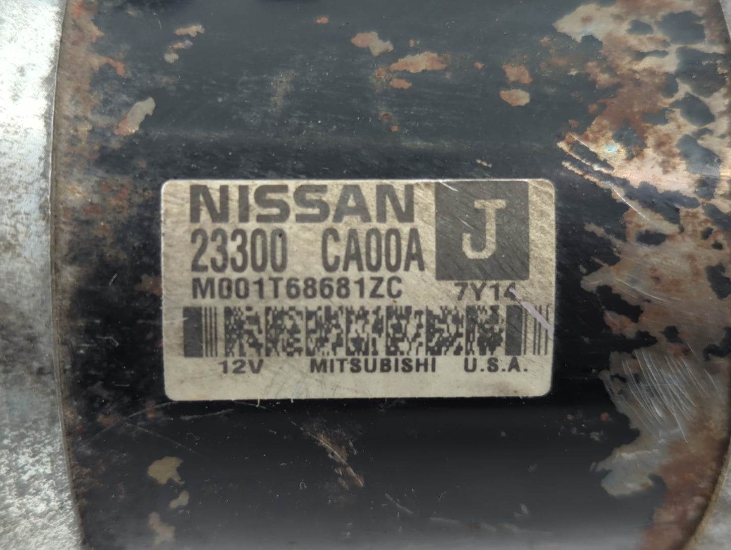 2007-2008 Nissan Maxima Car Starter Motor Solenoid OEM P/N:23300 CA00A Fits Fits 2003 2004 2005 2006 2007 2008 OEM Used Auto