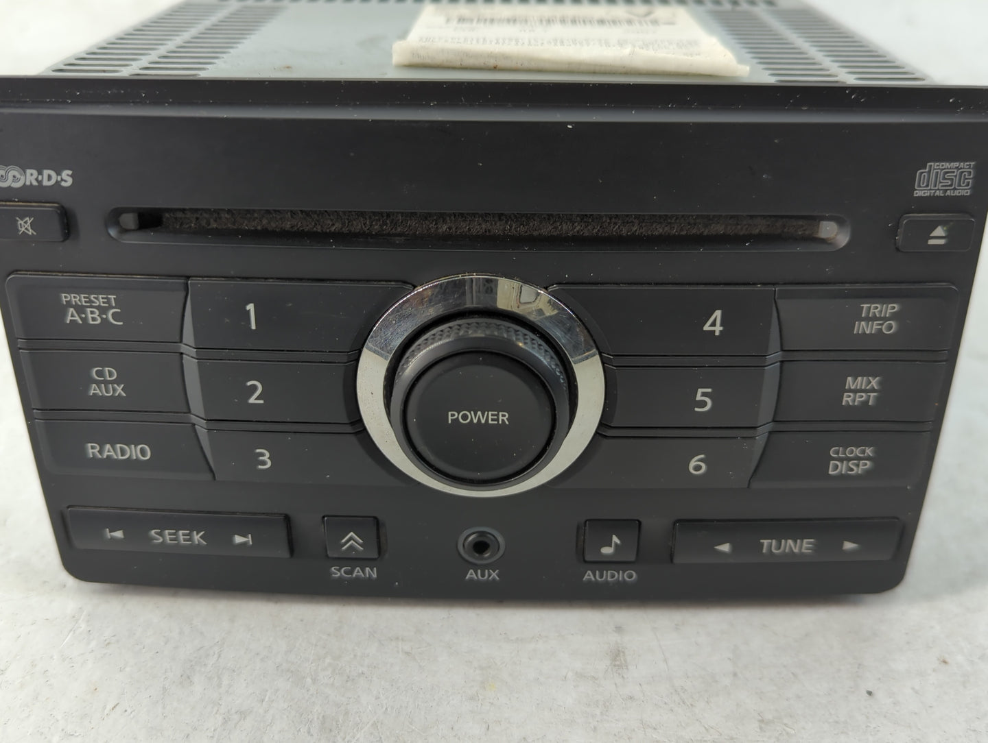 2008 Nissan Maxima Radio AM FM Cd Player Receiver Replacement P/N:28185 ZE50A Fits OEM Used Auto Parts - Oemusedautoparts1.c