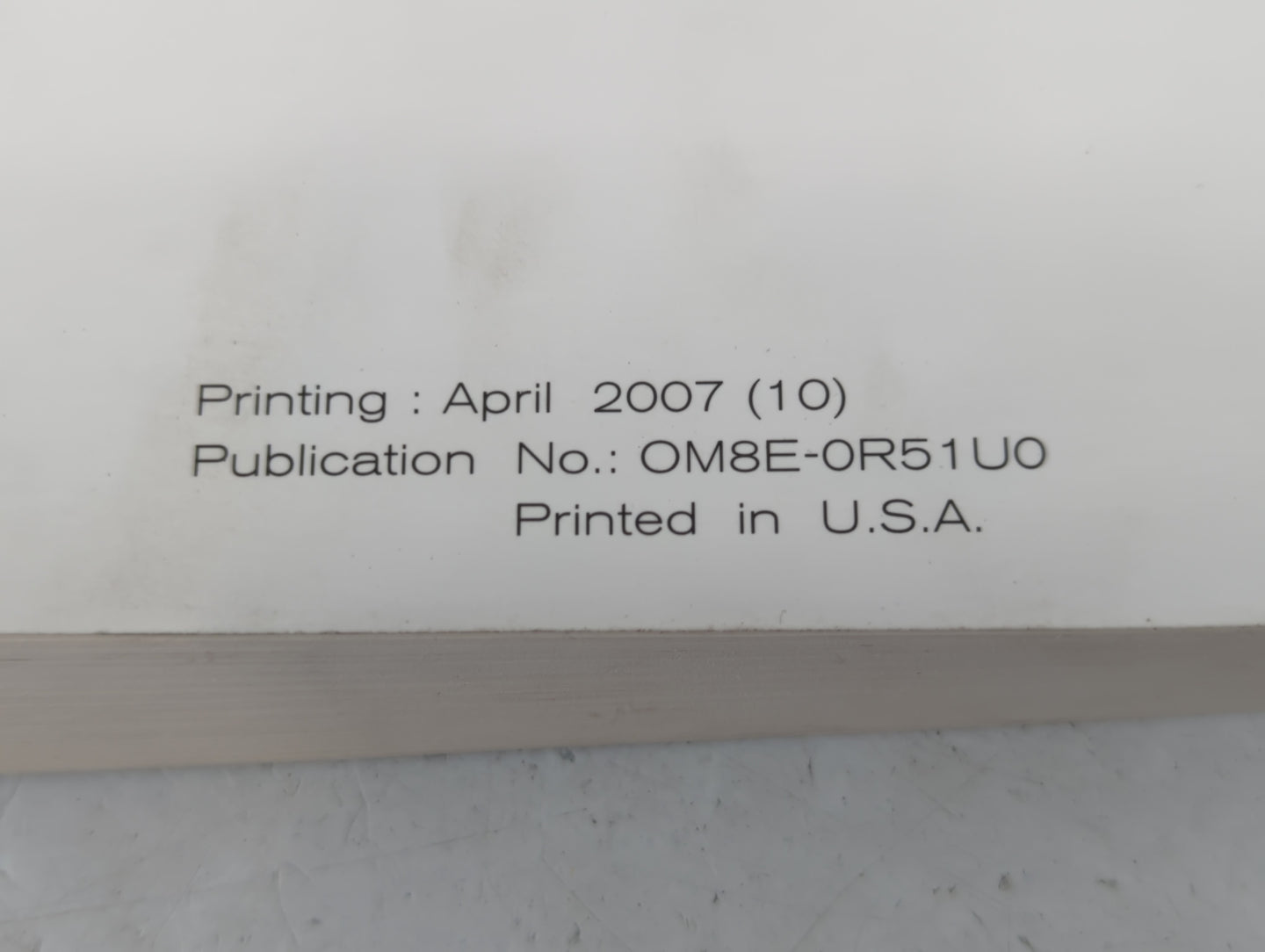 2008 Nissan Pathfinder Owners Manual Book Guide P/N:OM8E-0R51U0 OEM Used Auto Parts - Oemusedautoparts1.com
