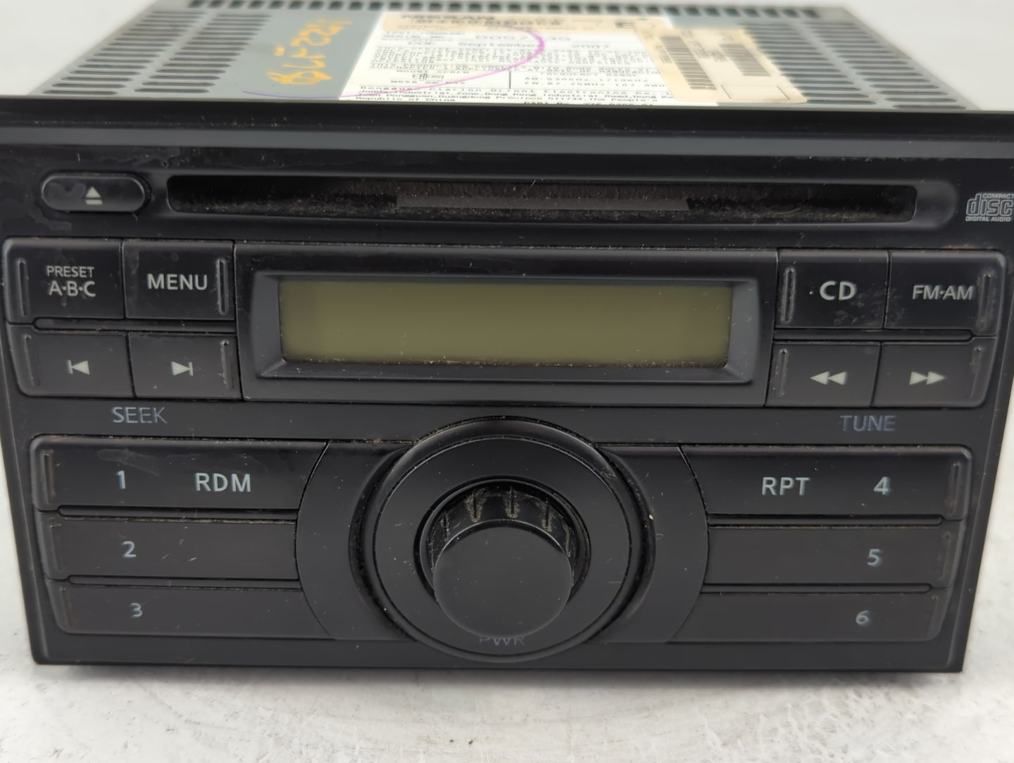 2008-2012 Nissan Pathfinder Radio AM FM Cd Player Receiver Replacement P/N:28185 ZS30A Fits Fits 2008 2009 2010 2011 2012 OE