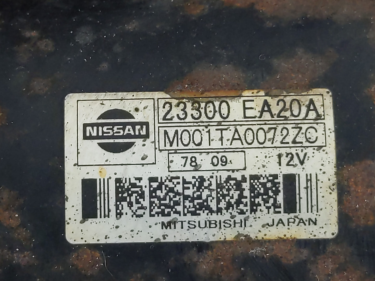 2005-2012 Nissan Pathfinder Car Starter Motor Solenoid OEM P/N:23300 EA20A Fits OEM Used Auto Parts - Oemusedautoparts1.com