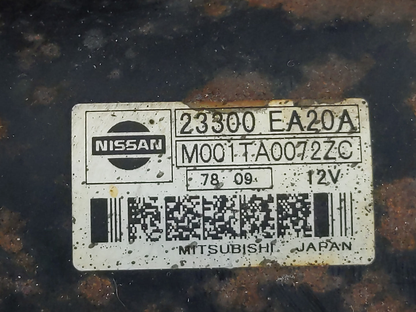 2005-2012 Nissan Pathfinder Car Starter Motor Solenoid OEM P/N:23300 EA20A Fits OEM Used Auto Parts - Oemusedautoparts1.com