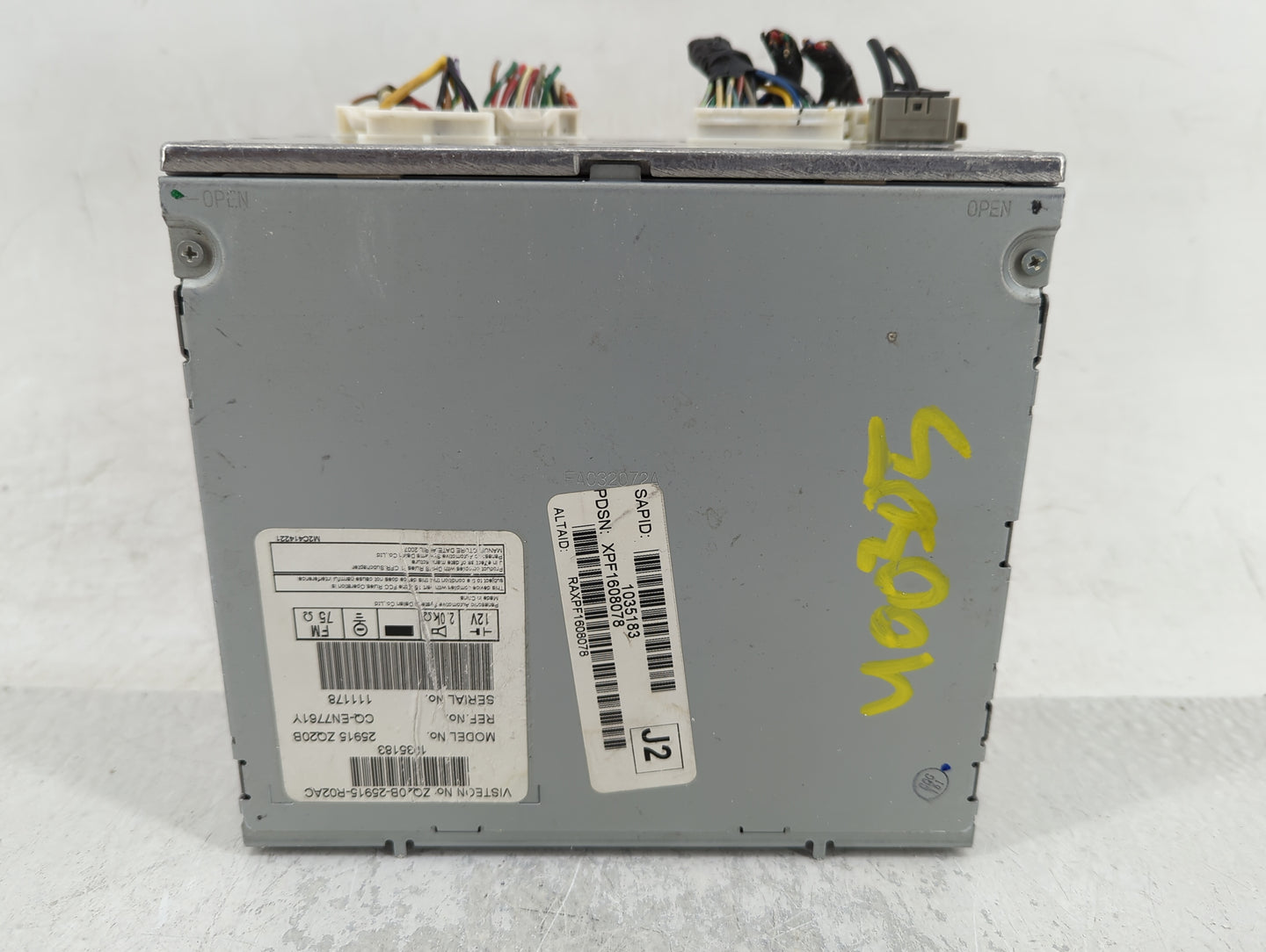 2008-2012 Nissan Pathfinder Radio AM FM Cd Player Receiver Replacement P/N:25915 ZQ20B Fits Fits 2008 2009 2010 2011 2012 OE