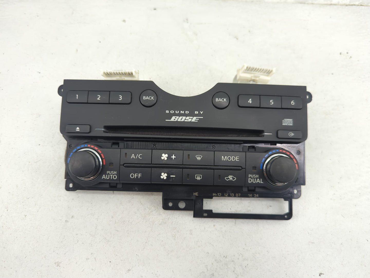 2008 Nissan Pathfinder Climate Control Module Temperature AC/Heater Replacement Fits OEM Used Auto Parts - Oemusedautoparts1
