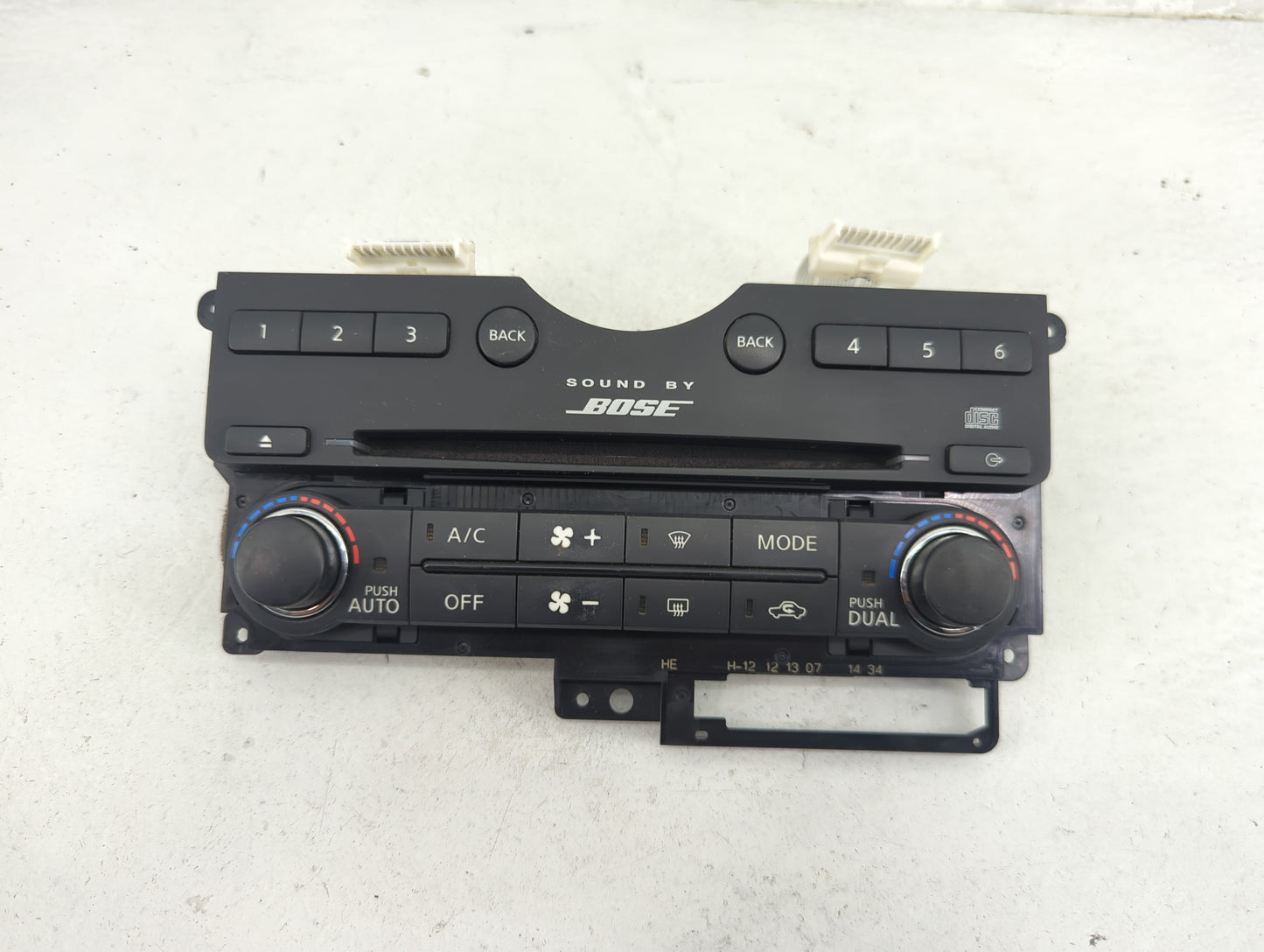 2008 Nissan Pathfinder Climate Control Module Temperature AC/Heater Replacement Fits OEM Used Auto Parts - Oemusedautoparts1