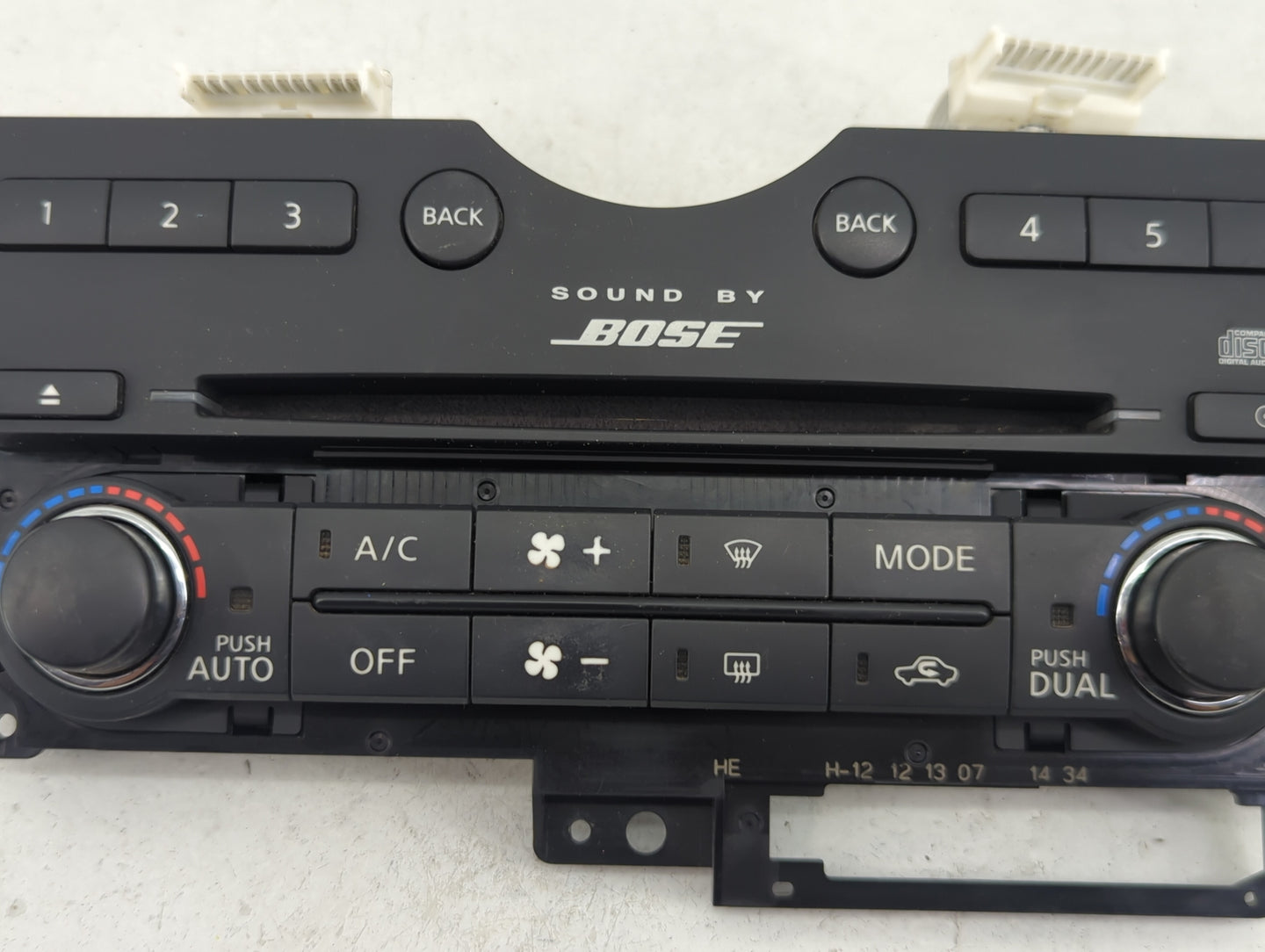 2008 Nissan Pathfinder Climate Control Module Temperature AC/Heater Replacement Fits OEM Used Auto Parts - Oemusedautoparts1