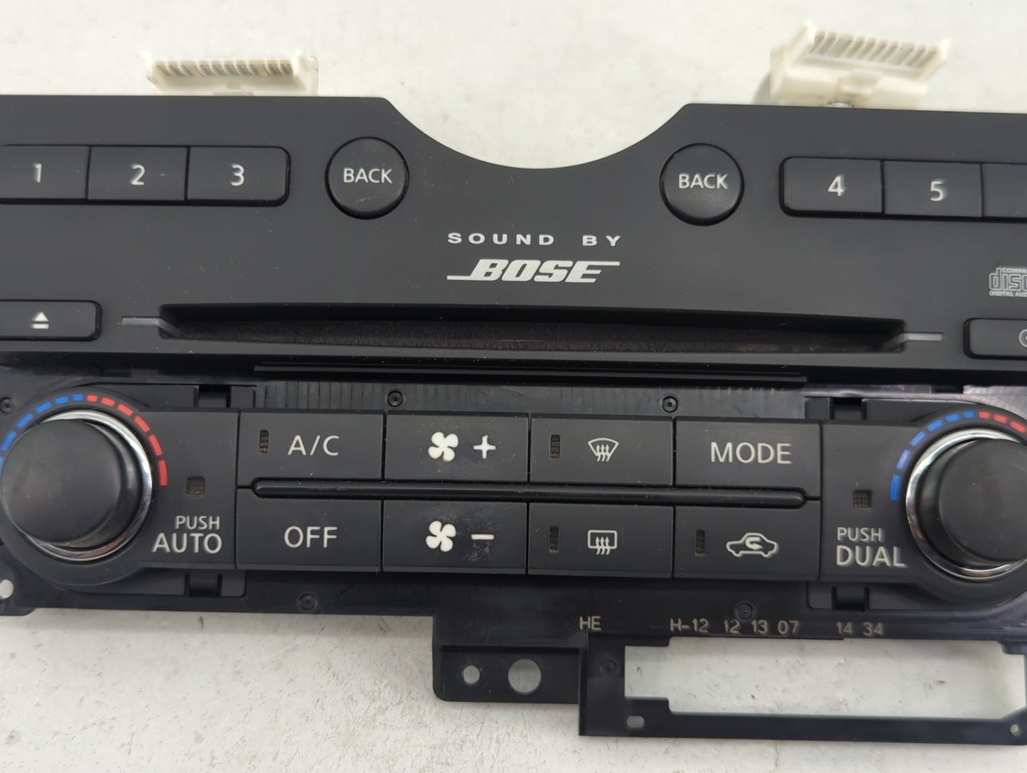 2008 Nissan Pathfinder Climate Control Module Temperature AC/Heater Replacement Fits OEM Used Auto Parts - Oemusedautoparts1