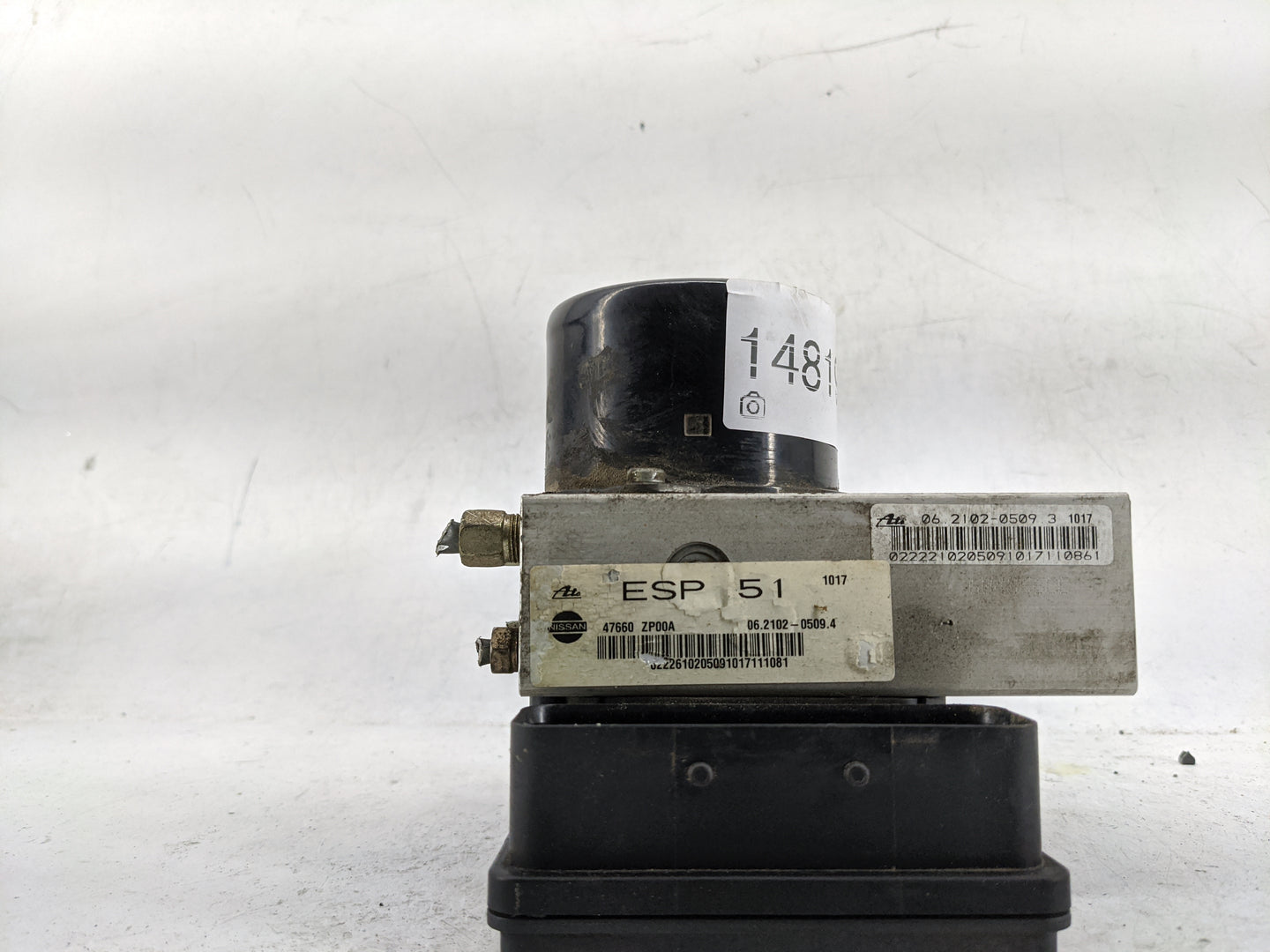 2005-2008 Nissan Pathfinder ABS Pump Control Module Replacement P/N:47660 ZP00A 06.2102-0509.4 Fits Fits 2005 2006 2007 2008