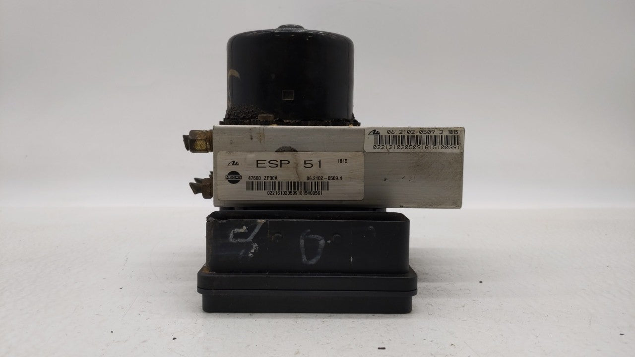 2005-2008 Nissan Pathfinder ABS Pump Control Module Replacement P/N:47660 ZP00A Fits Fits 2005 2006 2007 2008 OEM Used Auto 
