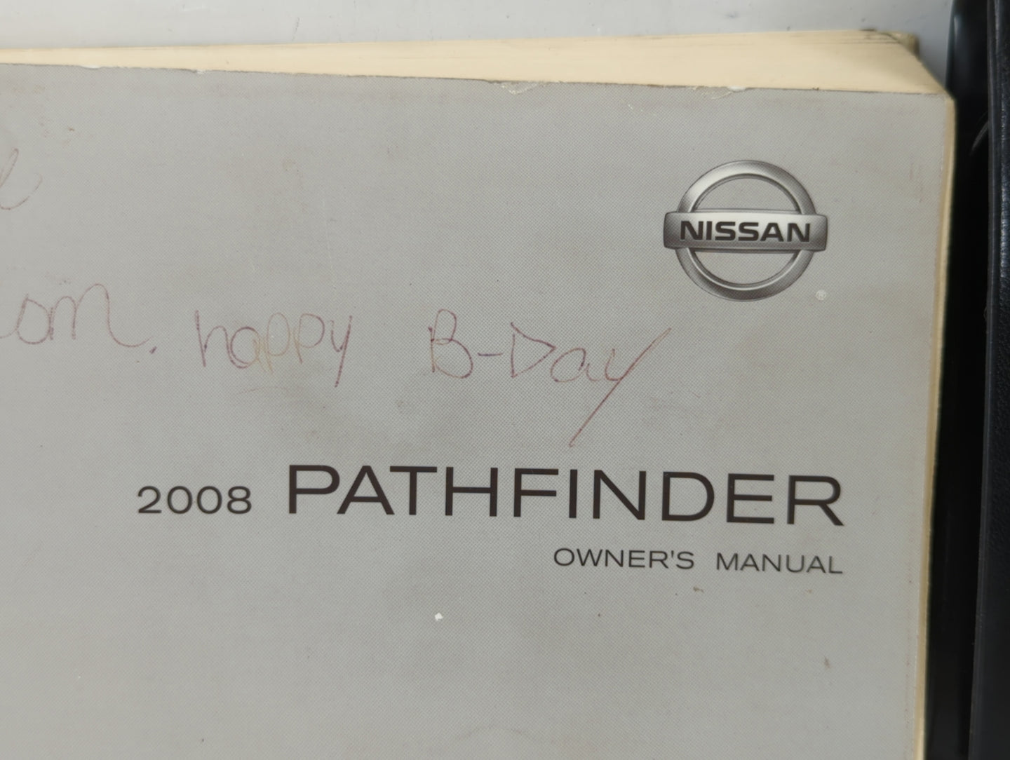2008 Nissan Pathfinder Owners Manual Book Guide OEM Used Auto Parts - Oemusedautoparts1.com