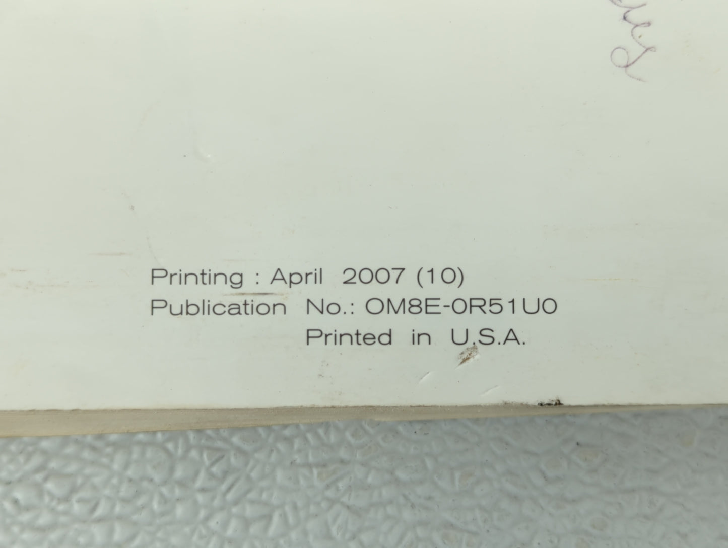 2008 Nissan Pathfinder Owners Manual Book Guide OEM Used Auto Parts - Oemusedautoparts1.com