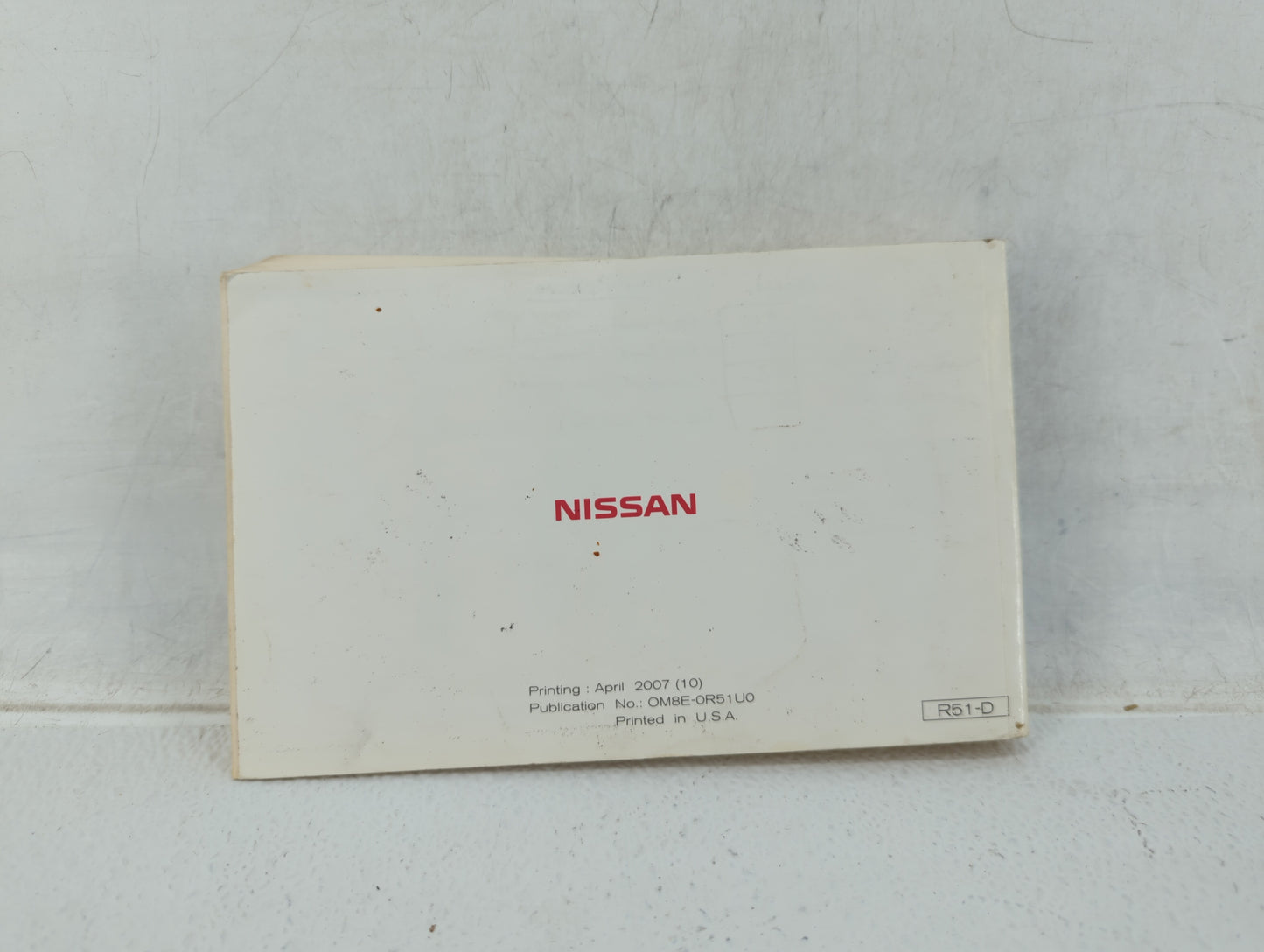 2008 Nissan Pathfinder Owners Manual Book Guide OEM Used Auto Parts - Oemusedautoparts1.com