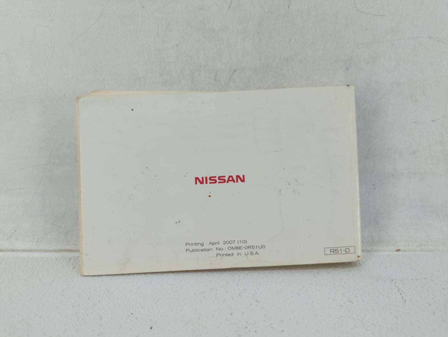 2008 Nissan Pathfinder Owners Manual Book Guide OEM Used Auto Parts - Oemusedautoparts1.com