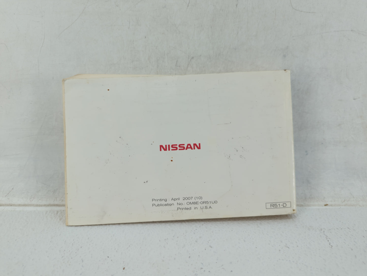 2008 Nissan Pathfinder Owners Manual Book Guide OEM Used Auto Parts - Oemusedautoparts1.com