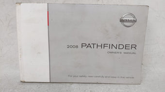 compare product 2008 Nissan Pathfinder Owners Manual Book Guide OEM Used Auto Parts