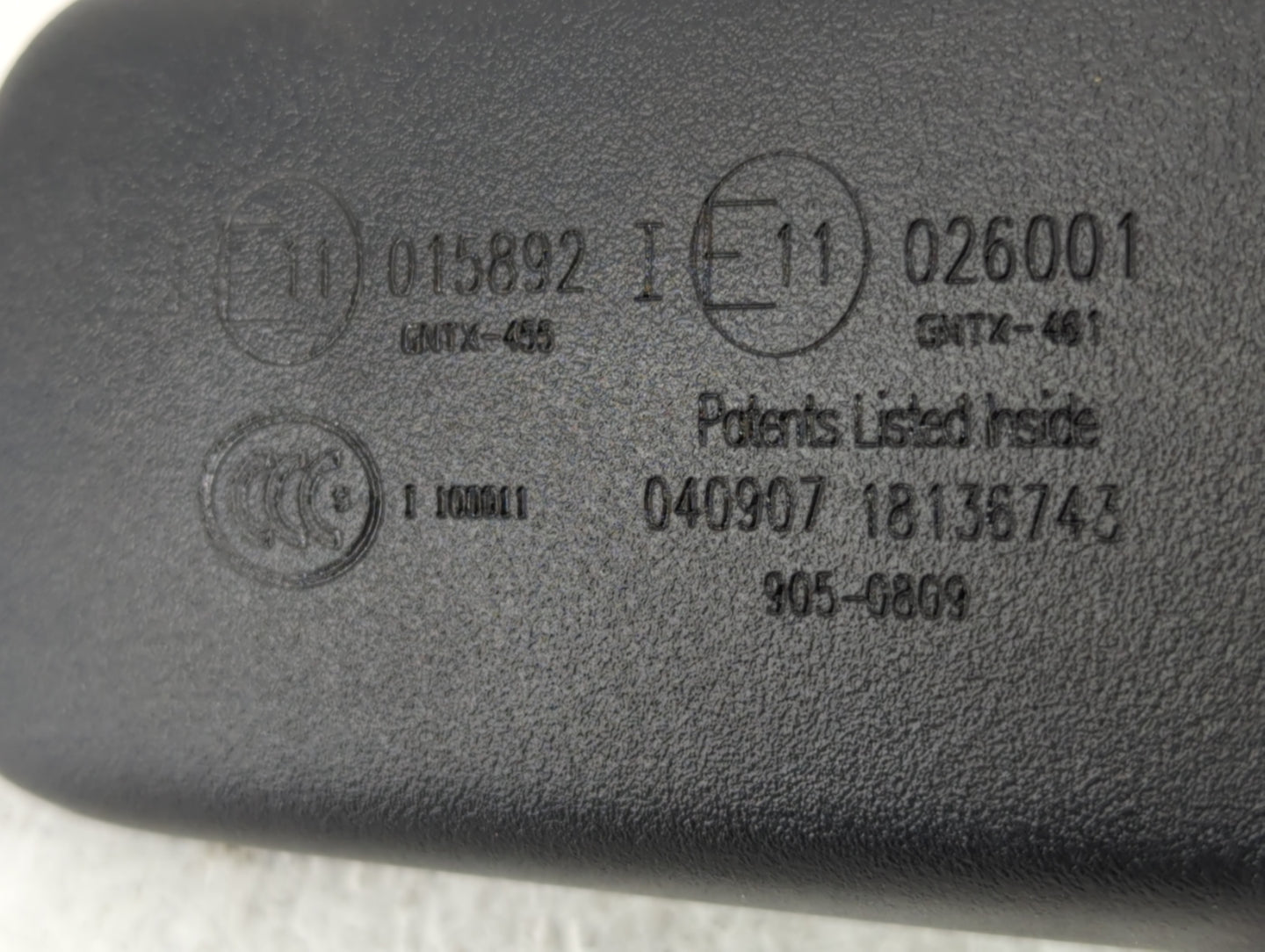 2008 Nissan Pathfinder Interior Rear View Mirror Replacement OEM P/N:E11026001 E11015892 Fits OEM Used Auto Parts - Oemuseda