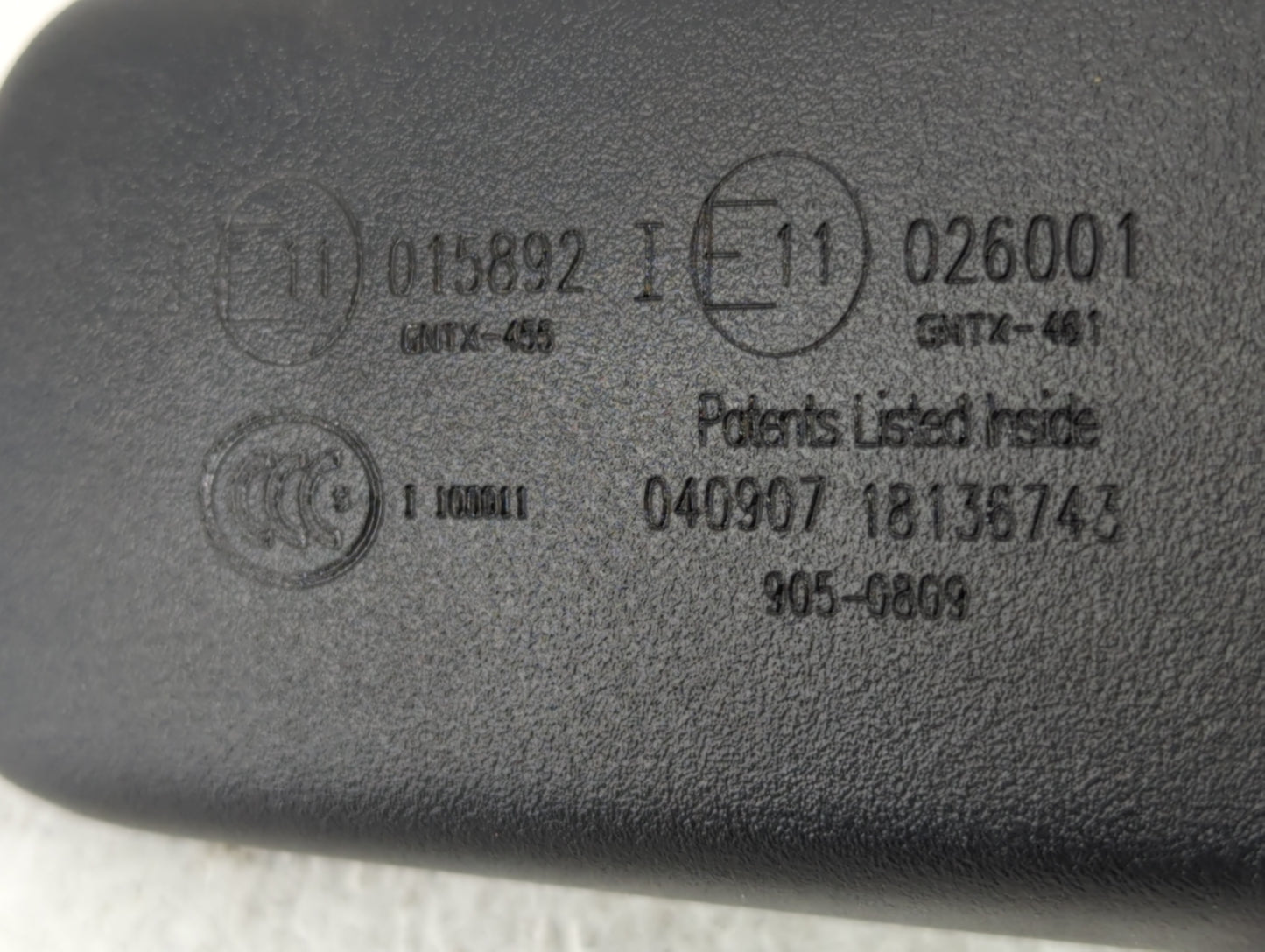 2008 Nissan Pathfinder Interior Rear View Mirror Replacement OEM P/N:E11026001 E11015892 Fits OEM Used Auto Parts - Oemuseda