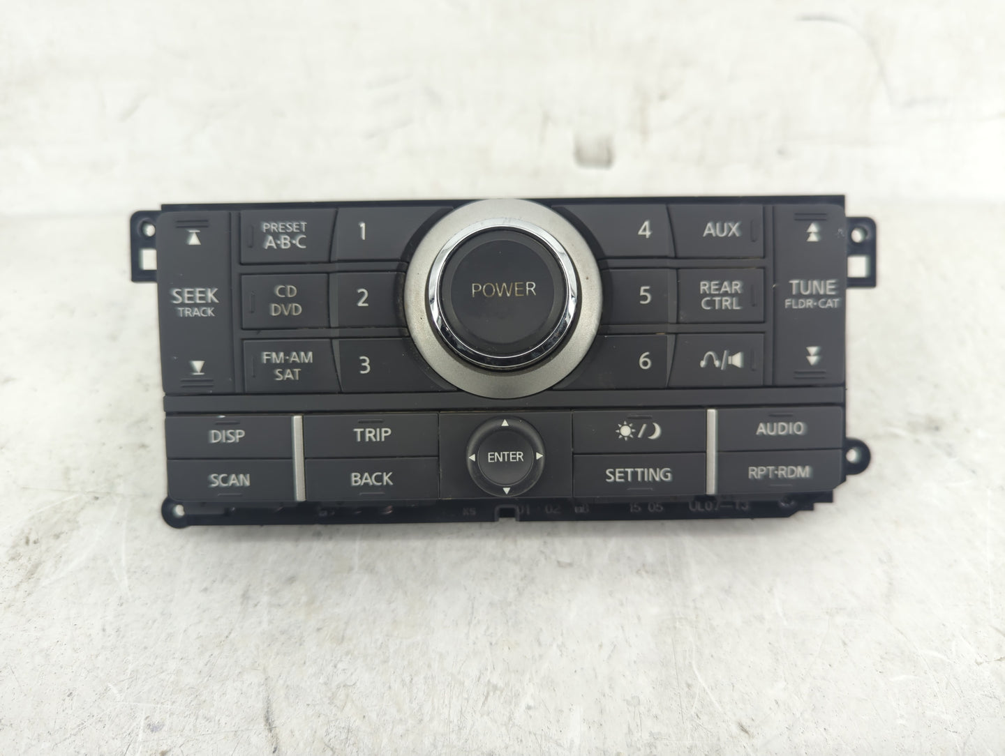 2007-2009 Nissan Quest Radio Control Panel - Oemusedautoparts1.com