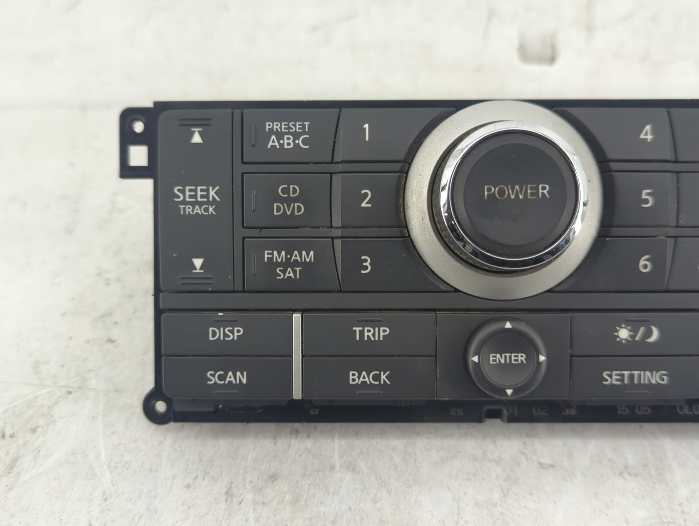 2007-2009 Nissan Quest Radio Control Panel - Oemusedautoparts1.com